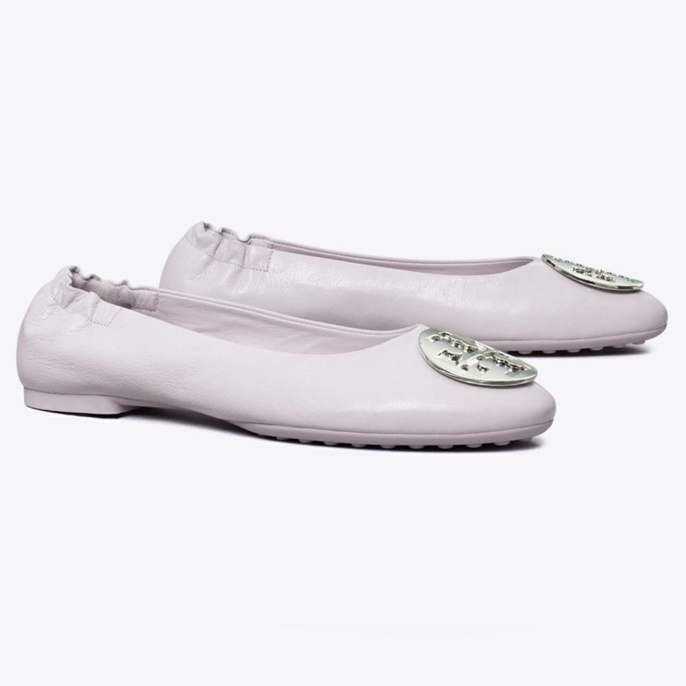Tory Burch Claire Ballet Flat - Spring Lavender Color‎ Size 8.5 - Picture 3 of 13